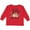Red, variant on Inktastic My Big Brother Loves Me with Sloth and Hearts Boys or Girls Long Sleeve Toddler T-Shirt