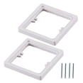thumbnail image 1 of Bgsha 2 Pcs Entretoise de Douille Unique Carrée Entretoise de Douille Unique 10MM 1 Cadre en Gang Plaque Boîte Entretoise Carrée avec Vis 40mm, 1 of 10