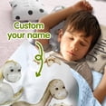 thumbnail image 2 of Personalized Toddler Nap Mats for Preschool, Custom Name Khaki Dinosaur Kids Sleeping Bag for Daycare, Roll Up Sleeping Mat with Removable Pillow and Soft Dot Minky Blanke for Boys Camping Travel, 2 of 8