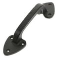 thumbnail image 1 of Black Door Handle for Sliding Doors Cast Iron Garage Door Handle 2pcs 1 Set, 1 of 8
