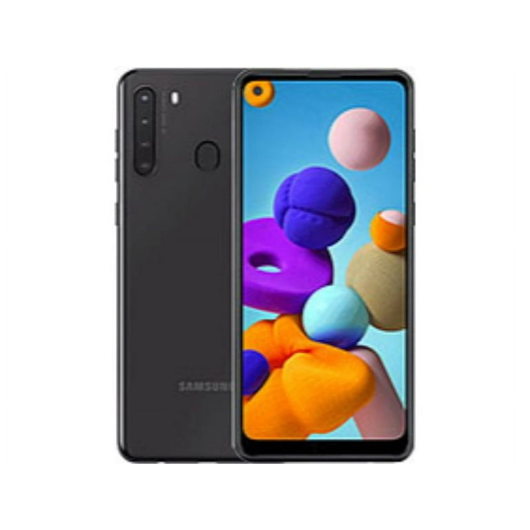 UScellular Samsung Galaxy A21, 32GB, Black - Prepaid UScellular Samsung Galaxy A21, 32GB, Black - Prepaid