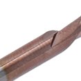 thumbnail image 3 of Fresa Brocas de enrutador CNC de acero de tungsteno Herramienta de tallado de carpintería de doble filo (3.175x3.175x8x40L), 3 of 8