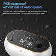 thumbnail image 5 of Wall-mounted Automatic Soap Dispenser, Electric Soap Dispenser Machine, Rechargeable with Temperature Display, Suitable for Children and Adults (White), 5 of 5