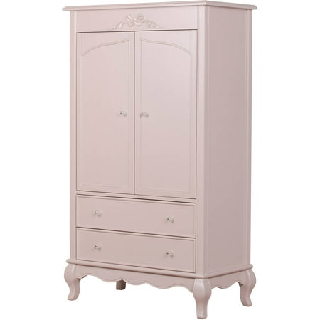- Evolur Aurora Armoire - Blush Pink Pearl