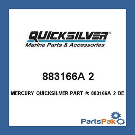 New Mercury Mercruiser Quicksilver Oem Part # 883166A 2 Reservoir Kit
