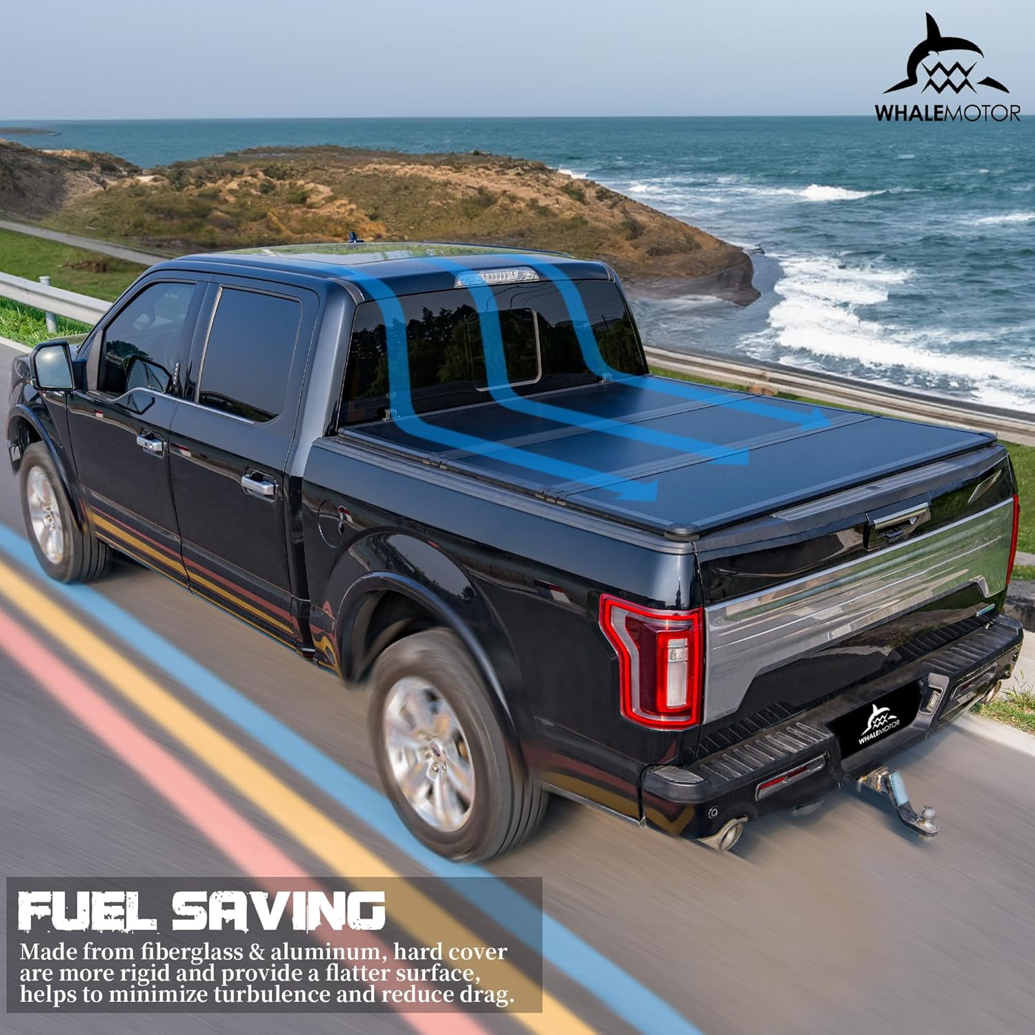 6.6ft Hard Tri-Fold Tonneau Cover Truck Bed for 2007-2026 Silverado/Sierra 1500