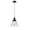 Bronze, variant on Innovations Lighting 201C-BK-G42 Large Cone-1 Light Mini Pendant in Industrial Style-8 Inches Wide by 10 Inches High Matte Black Finish with Clear Glass