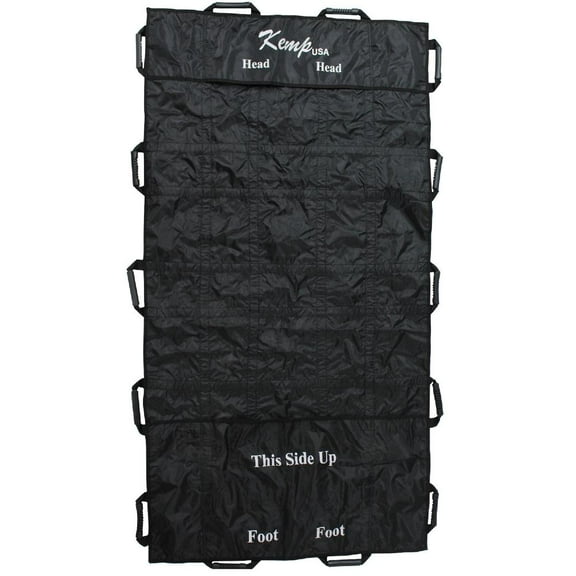 Kemp USAA Premium Patient Carry Sheet, Black