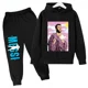 thumbnail image 3 of Conjunto de sudadera con capucha para niños y pantalones deportivos de 2 piezas para niños y niñas Ropa infantil con estampado de Messi Ropa de bebé, 3 of 5