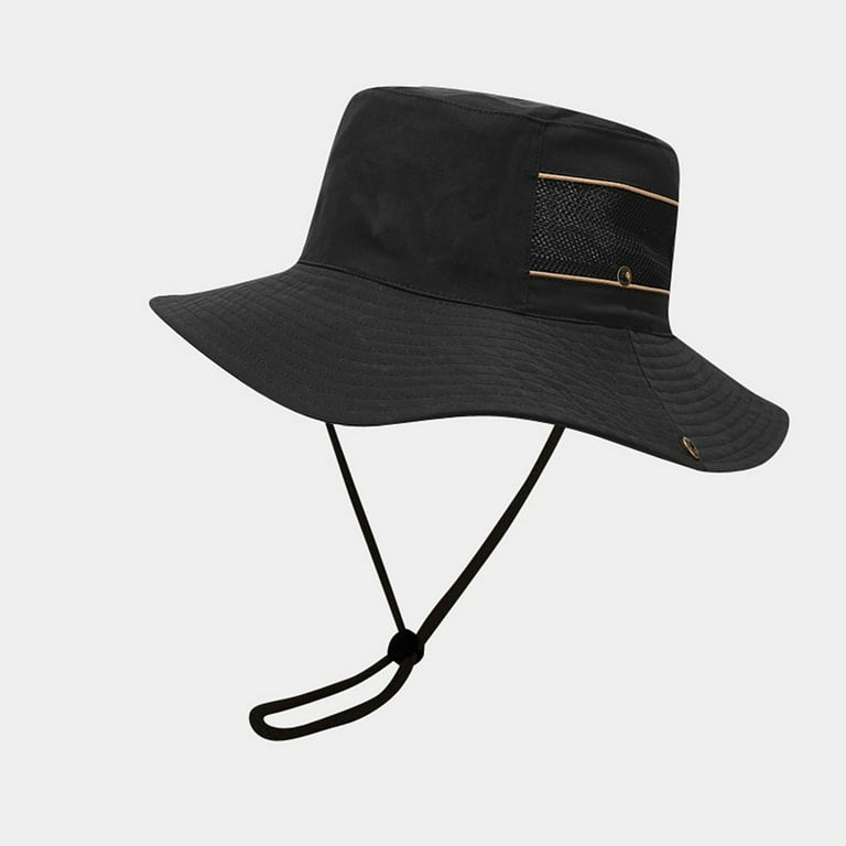 Bush Hat Men's Sun Hat 61 Breathable Wide Brim Boonie Hat Outdoor Mesh Cap  For Travel Fishing Hair Hat Alt Hat