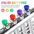 thumbnail image 3 of SHISUYAN Kids Wind Instrument Toy for Children Silver Plastic Trumpet 15120411 Realistic Sound, 3 of 8