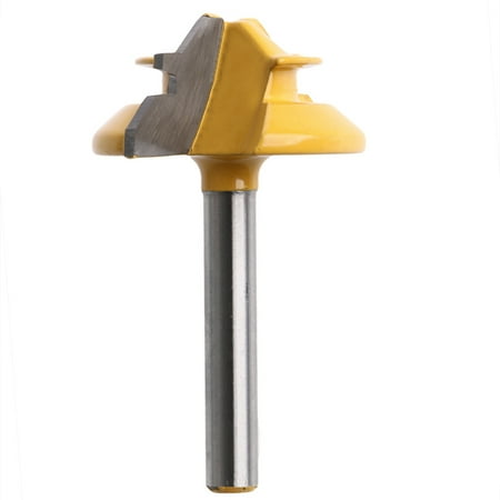 

TONGMI 1Pc Small Lock Miter Router Bit 45°Degree 1/2 Stock 1/4 Shank New