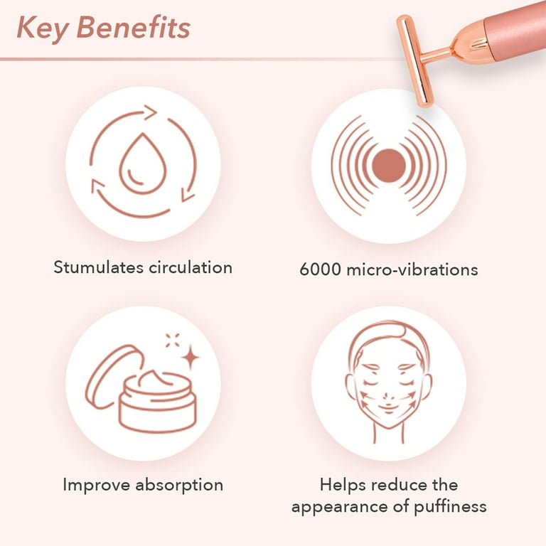 zoe ayla vibrating facial massager 3D Roller Mini Facial Massager