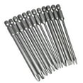 thumbnail image 2 of Sinyiin 12pcs/set Alloy Steel S2 Slotted Phillips Screwdriver Drill Bits Magnetic for Head 100mm for Extra Long Hand Tools, 2 of 6