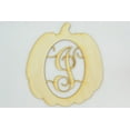 thumbnail image 1 of 1 Pc, Large 16.75" X 17.25" X 1/8 Inch Thick Pumpkin Framed Monogram w/Vine Font Letter I Perfect For Diy Fall & Home Decor, 1 of 2