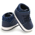 thumbnail image 6 of URMAGIC Newborn Baby Boys Suede PU Leather Moccasins Soft Sole High-Top Shoes, 6 of 7