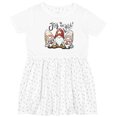 thumbnail image 3 of Inktastic Joy to the World Christmas Gnomes Girls Toddler Dress, 3 of 5