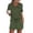 Army Green, variant on Pajama Set for Women 2 Piece Lounge Set Short Sleeve Tops and Shorts Soft Sleepwear