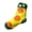 Yellow, variant on Sock-Shaped Plush Dog Toy with Squeaker and Snuffle Pocket, Interactive Chew Toy for Puppies and Small Dogs, Soft Corduroy and Plush Material for Dental Health Play - Red