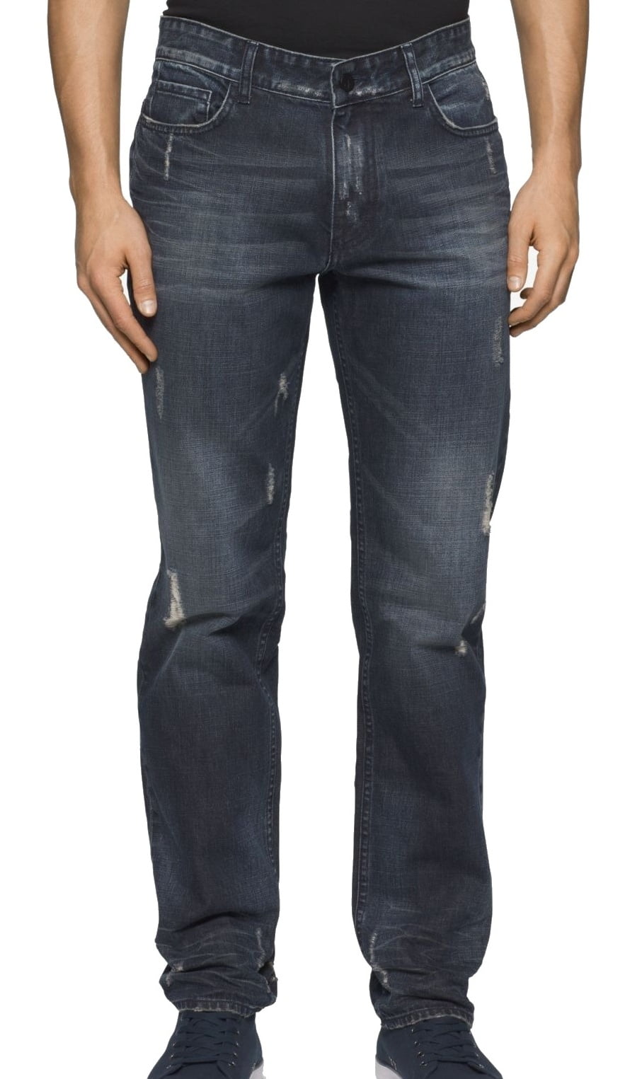 Calvin Klein Calvin Klein NEW Blue Mens Size 36x32 Slim Straight Leg