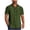 A Army Green, variant on Men's Short Sleeve Button Down Shirt, Ethnic Geometric Print Casual Collared Top, Lightweight Summer Vacation Relaxed Fit Shirt for Men Green,XL
