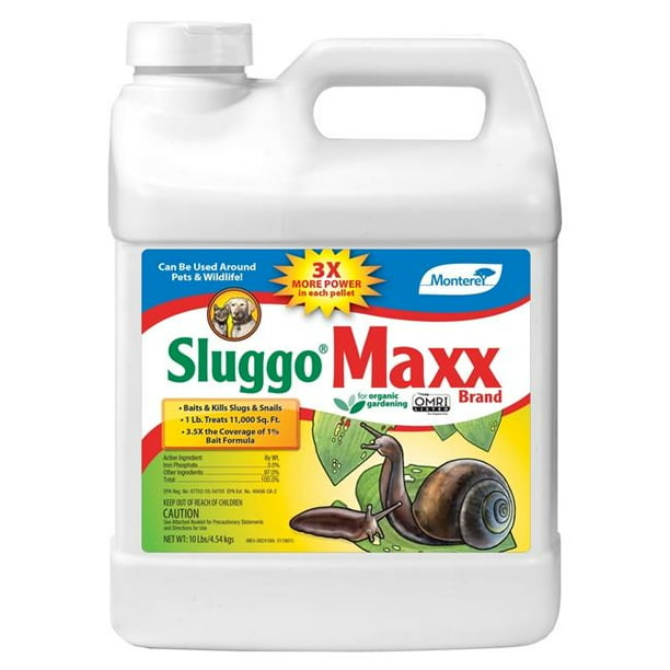 Monterey 5034805 10 lbs Sluggo Max Slug & Snail Killer Bait