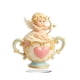 thumbnail image 3 of Regalo romántico de adorno de taza de té | Decoración acrílica en forma de corazón 15cm | Juego de tazas de té con temática de amor, platillo a juego, cuchara para remover | Acabado brillante, 3 of 4