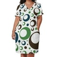 thumbnail image 2 of Vestido retro con bolsos para ropa de fiesta de mujer 60 patrones, 2 of 6