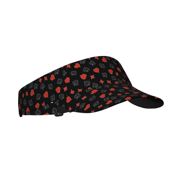 Balery Poker Creative Symbols Gorra deportiva con visera ajustable para mujer y hombre (talla única)