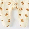 thumbnail image 5 of CAUYDY Baby Boy Coming Home Outfits Newborn Clothing Preemie Long Sleeve Romper Fall Winter Infant Boys Soft Pajamas Toddler Bodysuit 3-6M 9-12M 18-24M Yellow for Sizes 1-3 Months, 5 of 6