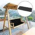 thumbnail image 3 of Long Cushion Office Chair Dining Chair Swing Rocking Chair Cushion indoor and outdoor Furniture - Black 120x50cm, 3 of 8