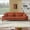 Orange, variant on 103 Inch Comfortable Deep Seated Sofa with Pillow, Suitable for Bedroom, Living Room, Apartment, Office, Dormitory Decoration (Beige)