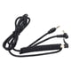 thumbnail image 4 of Cable adaptador de audio de 1,5 m AXU 3,5 mm 90 grados macho TRS a 3,5 mm macho con adaptador de 6,35 mm Cable adaptador estéreo, 4 of 8
