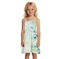 thumbnail image 3 of Ttyddzy Woman' Casual-Dresses Sleeveless Camisole A-Line Dress for 2Y-7-8Y，Blue Blossom Watercolor, 3 of 8