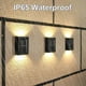 thumbnail image 3 of Set Of 2 Up Down Solar Powered Outdoor Wall Lights Warm White, 3 of 5