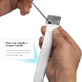 thumbnail image 2 of yeuweold 3D Print Cleaner Scraper, 6 pcs 3D Printer Tool Stainless Steel Hot Bed Shovel, for Bambu Lab Build Plate Scraper X1/P1 Series，Spatula SK5 Steel Scraper Tip Blade with Screws, 2 of 5