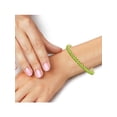 thumbnail image 3 of 20 1/2 Carat T.G.W. Peridot 14k Gold Over Silver Bracelet, 3 of 4