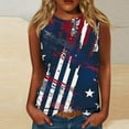 thumbnail image 2 of VerPetridure American Flag Tank Top Women 4th of July Tanks Tops for Womens USA Flag Patriotic Shirts Vest Sleeveless Tee, 2 of 5