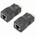 thumbnail image 3 of Rallonge Hdmi Hdmi vers Rj45 sur Chat 5e / 6 Réseau Lan Ethernet Adaptateur 4k 1080peu, 3 of 3