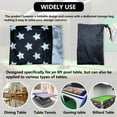 thumbnail image 6 of YXMEIGUO Pool Table Cover, 7ft Billiard Table Cover, Waterproof Tearproof Outdoor Cover for Pool Table Tennis Table Billiards Accessories, American Patriotic Pool Table Cover, 6 of 7