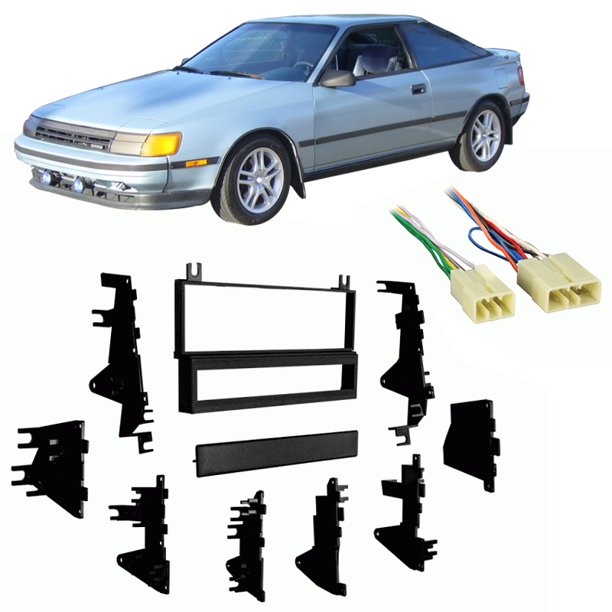 Fits Toyota Celica Gt Gt S 86 Single Din Harness Radio Install Dash Kit Walmart Com Walmart Com