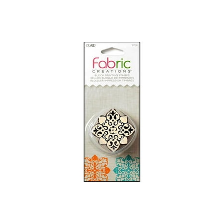 Fabric Stamp - Plaid Fabric Creations BP Stamp Sm Baroque Floral
