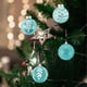 thumbnail image 5 of Juego de 9 Bolas Navideñas Irrompibles para Árbol de Navidad | Decoraciones Colgantes de Plástico En Rojo, Amarillo, Azul, Rosa, Blanco y Verde | Artículos Duraderos para Fiestas Navideñas | Decoraci, 5 of 6