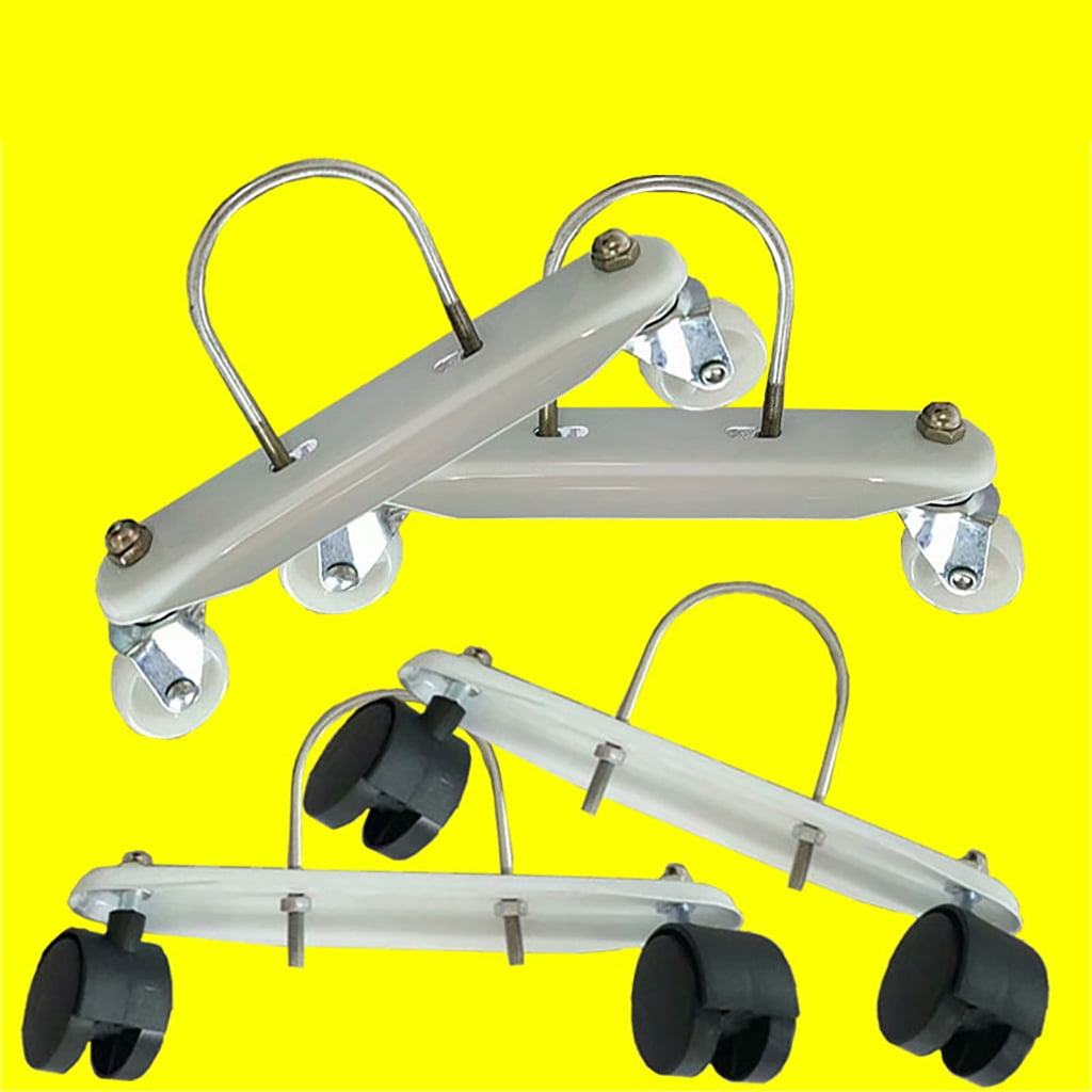 WINDLAND 2Pcs Electric Heater Caster Bracket Oil Filled Heater Caster Bracket with Wheel