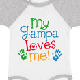 thumbnail image 4 of Inktastic My Gampa Loves Me Boys Girls Boys or Girls Baby Bodysuit, 4 of 5