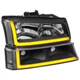thumbnail image 5 of MOSTPLUS 2PCS LED DRL Headlights Sequential Signal for 03-06 Chevy Silverado 1500/2500HD, 5 of 9