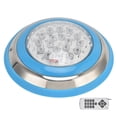 thumbnail image 2 of Simming Pool Light, IP68 Waterproof LED Big Hardness Heat Resistance Remote Control Underwater Light RGB With Screw For Aquarium For Simming Pool 12W-1200LM, 2 of 8