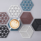 thumbnail image 4 of Kit de posavasos geométricos creativos, para posavasos, posavasos para jarrones, absorbentes y resistentes a la suciedad, 4 of 5