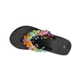 thumbnail image 2 of Ladies Summer Outdoor Large Size One Line Thick Bottom Color Fashion Casual Wear Sandals Summer Sandals Multicolor 41, 2 of 8