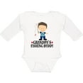 thumbnail image 3 of Inktastic Grandpa Fishing Buddy Fisherman Boys Long Sleeve Baby Bodysuit, 3 of 5